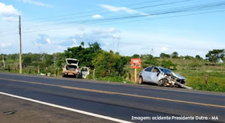 Motorista perde o controle do carro e mata duas pessoas na BR-135 no MA, Maranhão